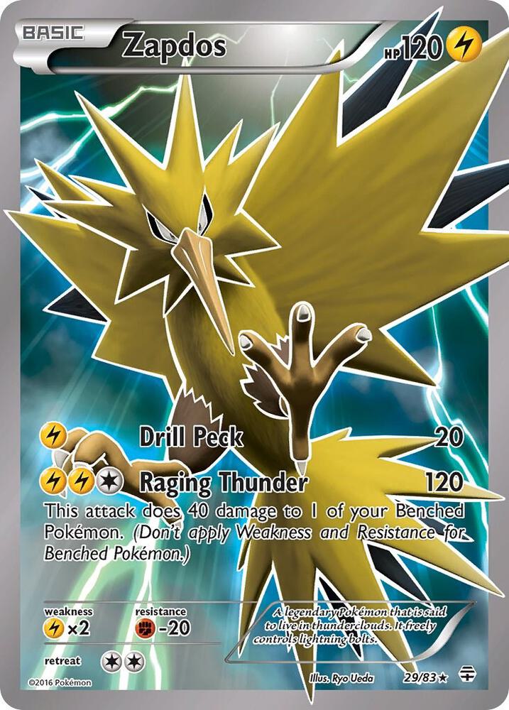 Zapdos 29/83 (Generations)  - Holofoil | Good Games Morley