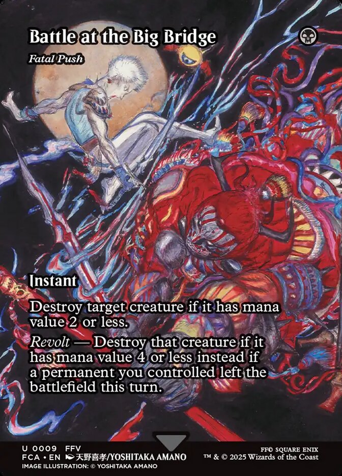 Battle at the Big Bridge - Fatal Push 9/64 (FINAL FANTASY: Through the Ages)  - Showcase Foil | Good Games Morley