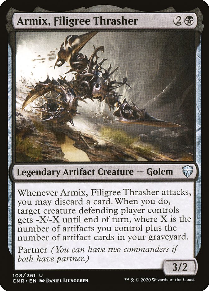 Armix, Filigree Thrasher 108 (Commander Legends)  - Foil | Good Games Morley