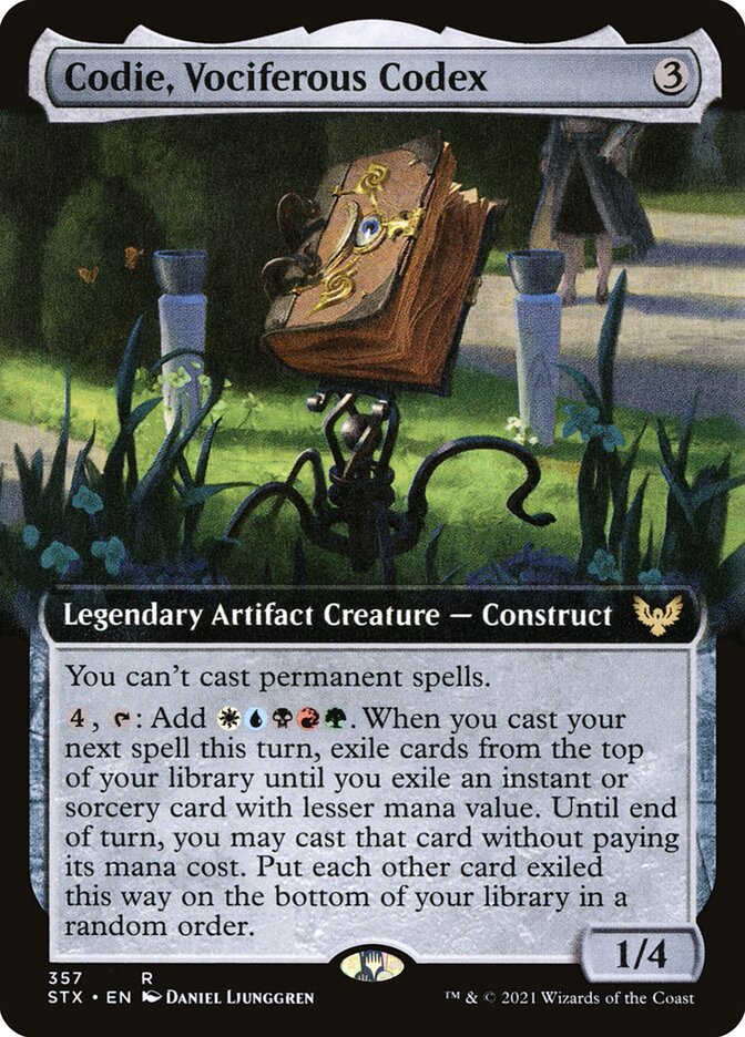 Codie, Vociferous Codex 357 (Strixhaven: School of Mages)  - Foil | Good Games Morley