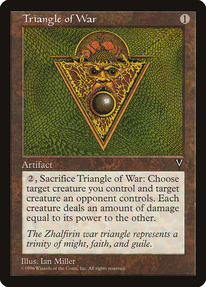 Triangle of War 158/167 (Visions)  | Good Games Morley