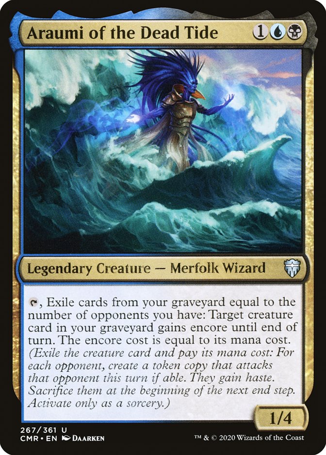 Araumi of the Dead Tide 267 (Commander Legends)  - Foil | Good Games Morley