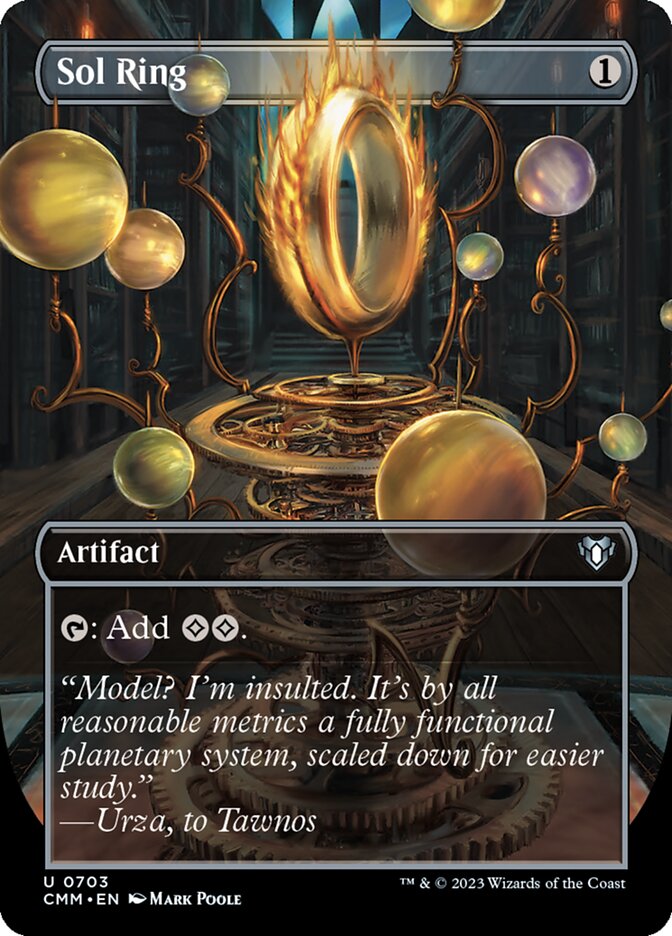 Sol Ring 703 (Commander Masters)  - Borderless | Good Games Morley