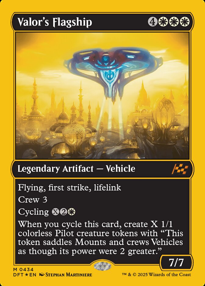 Valor's Flagship 434/291 (Aetherdrift)  - First-Place Foil | Good Games Morley