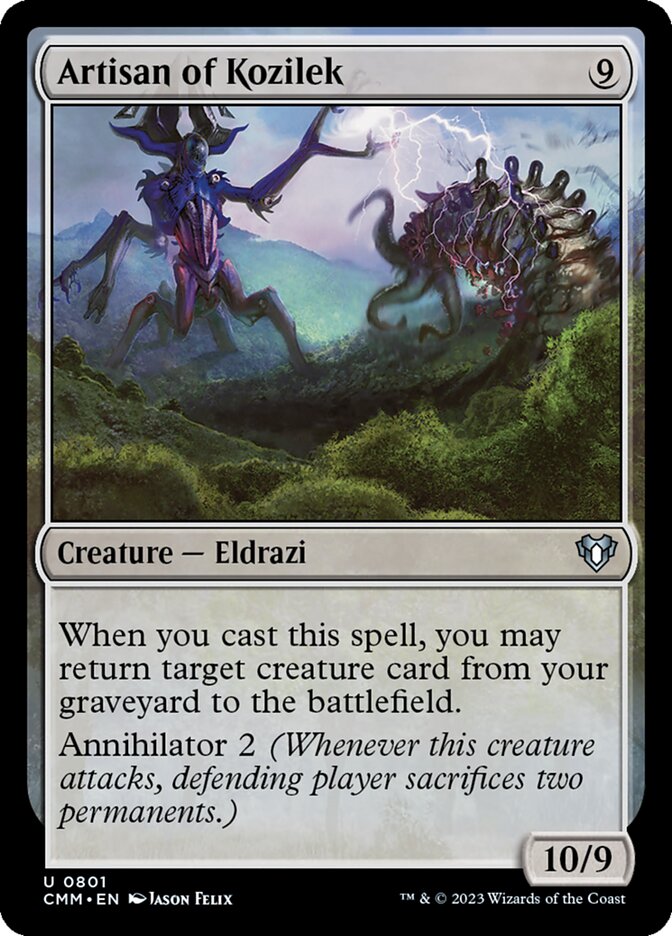 Artisan of Kozilek 801/451 (Commander Masters)  | Good Games Morley