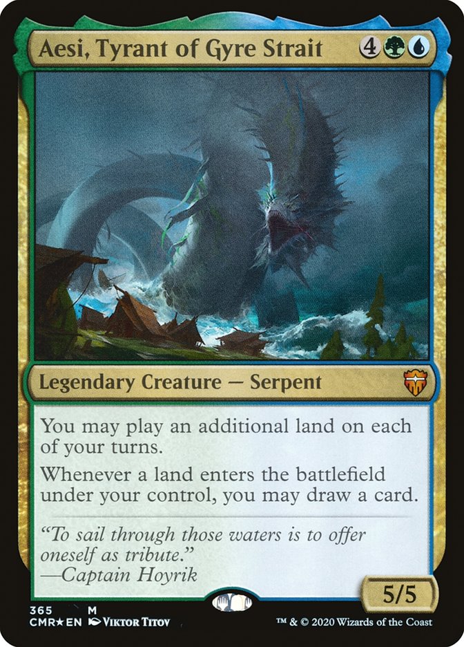Aesi, Tyrant of Gyre Strait 365 (Commander Legends)  - Foil | Good Games Morley