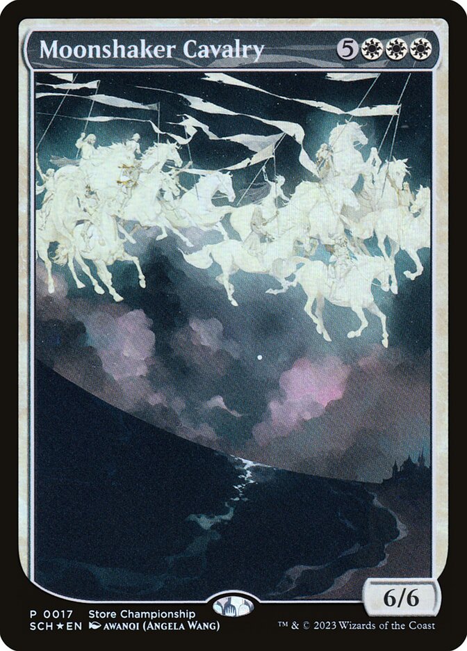 Moonshaker Cavalry 17/49 (Game Day & Store Championship Promos)  - Textless Foil | Good Games Morley