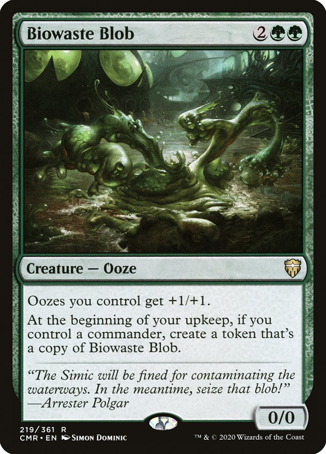Biowaste Blob 219 (Commander Legends)  | Good Games Morley