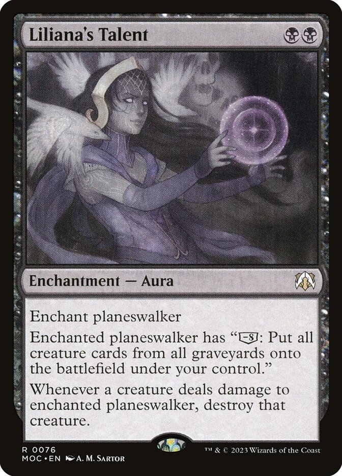 Liliana's Talent 76/444 (Commander: March of the Machine)  - Foil | Good Games Morley