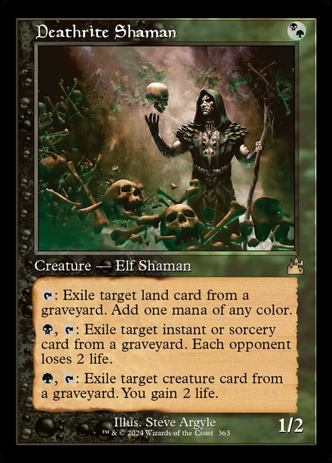 Deathrite Shaman 363 (Ravnica Remastered)  - Retro | Good Games Morley
