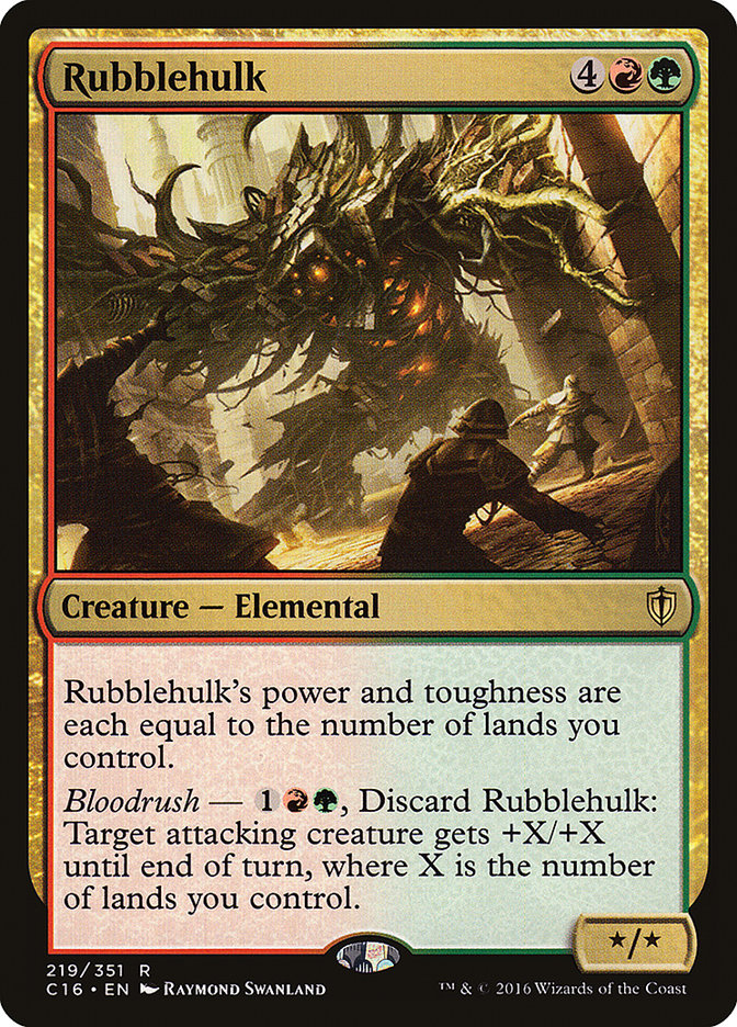 Rubblehulk 219/351 (Commander 2016)  | Good Games Morley