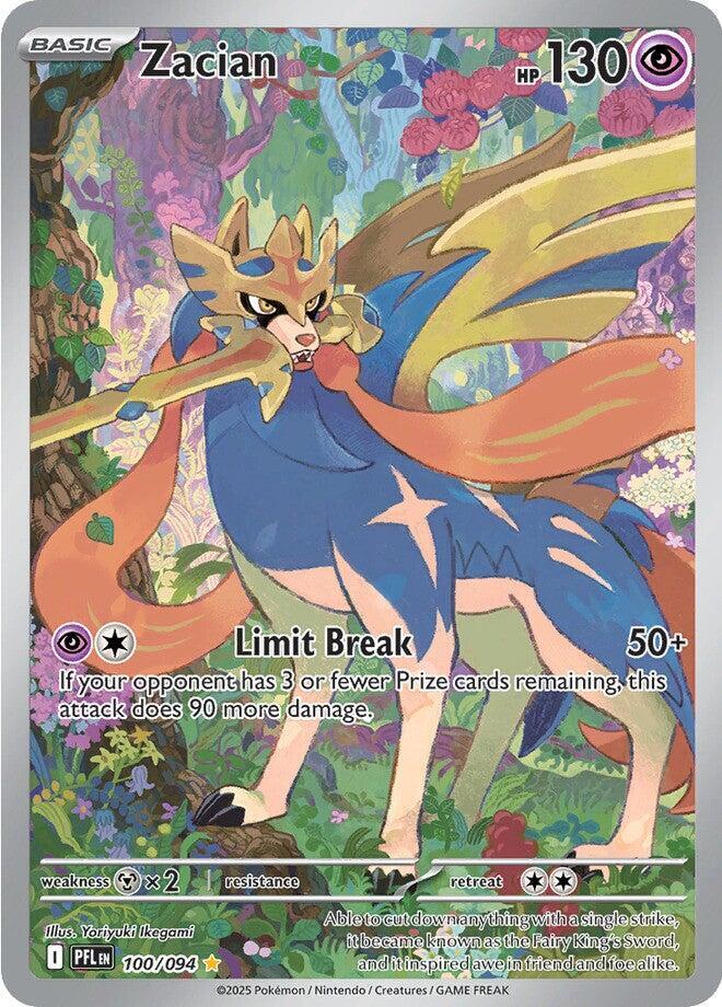 Zacian 100 094 100/094 (ME02: Phantasmal Flames)  - Holofoil | Good Games Morley