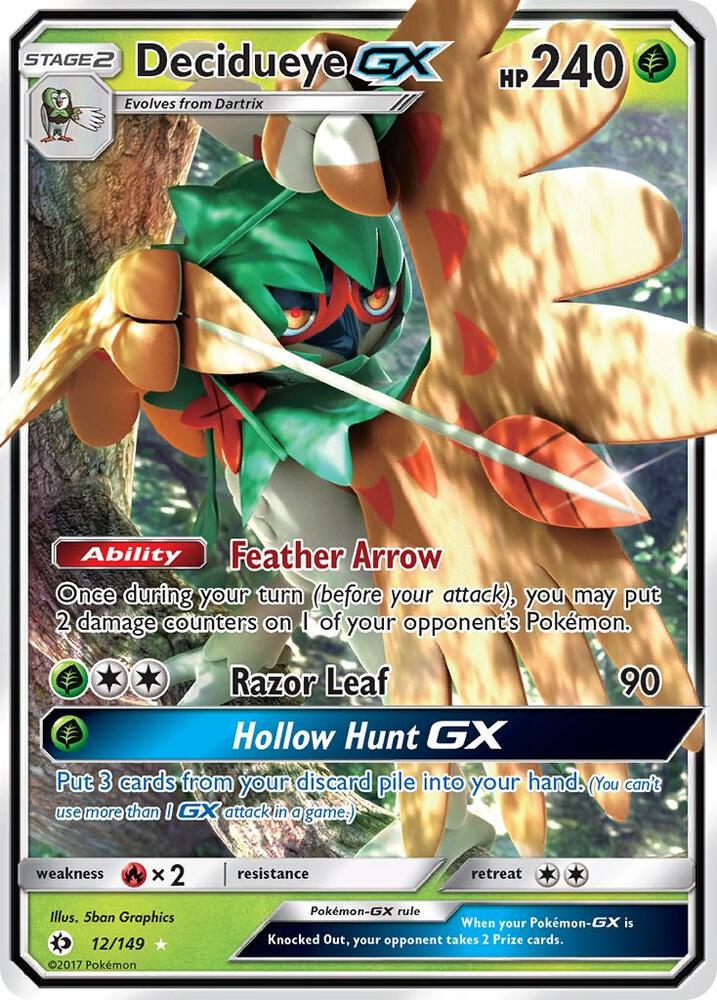 Decidueye GX 12/149 (SM Base Set)  - Holofoil | Good Games Morley