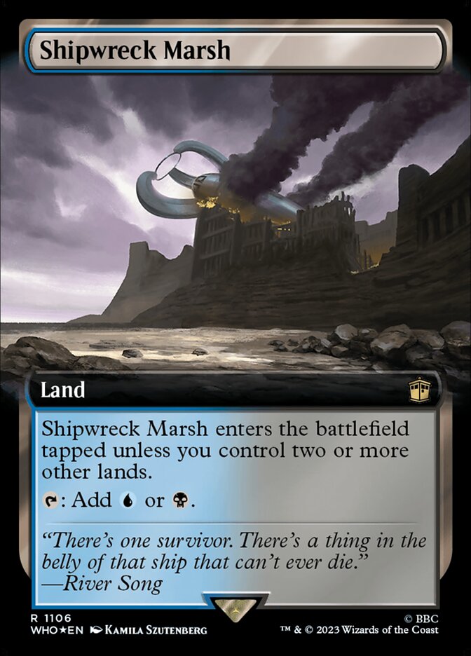 Shipwreck Marsh 1106/331 (Universes Beyond: Doctor Who)  - Extended Art Surge Foil | Good Games Morley