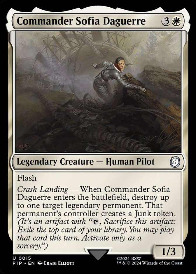 Commander Sofia Daguerre 15/326 (Universes Beyond: Fallout)  - Foil | Good Games Morley