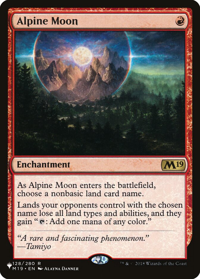 Alpine Moon M19-128/5075 (The List Reprints)  | Good Games Morley