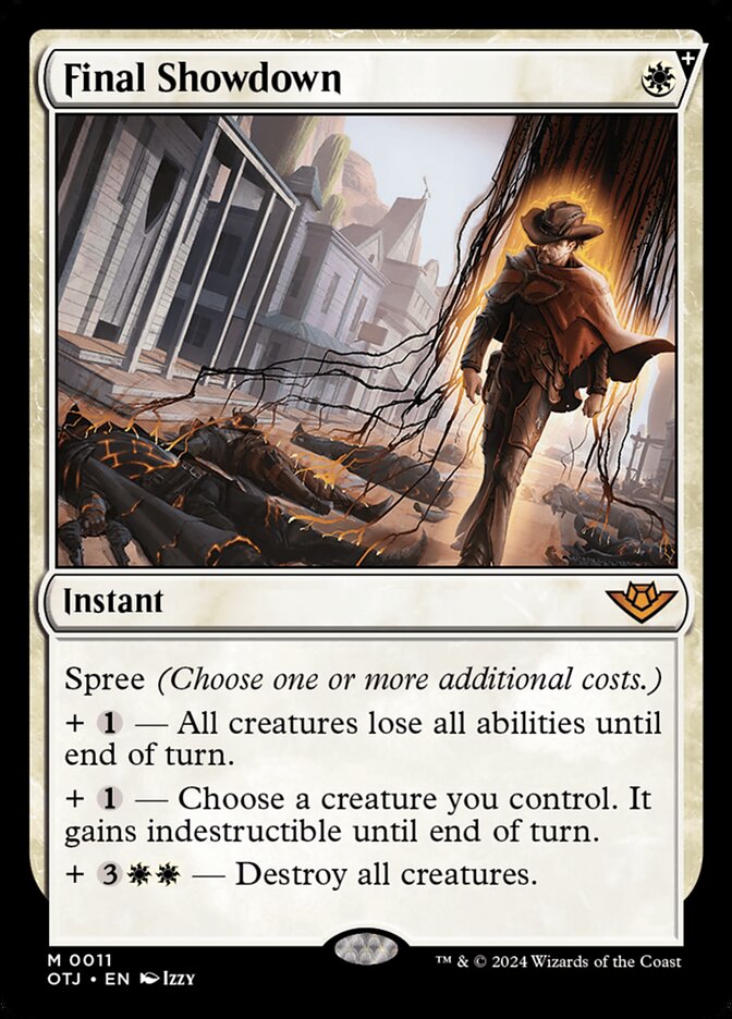 Final Showdown 11/286 (Outlaws of Thunder Junction)  - Foil | Good Games Morley