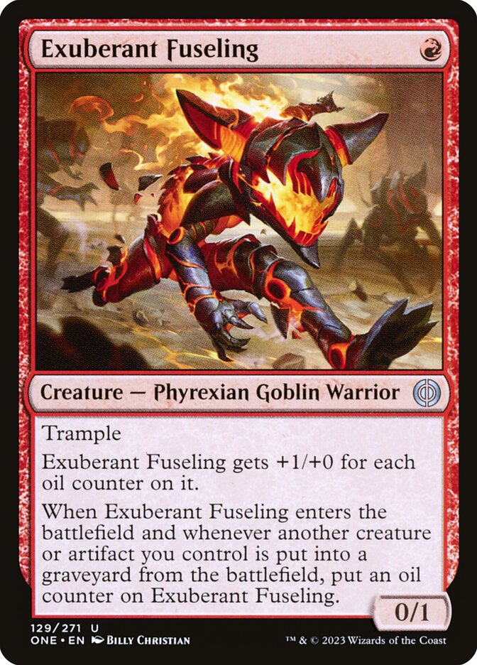 Exuberant Fuseling 129/271 (Phyrexia: All Will Be One)  | Good Games Morley