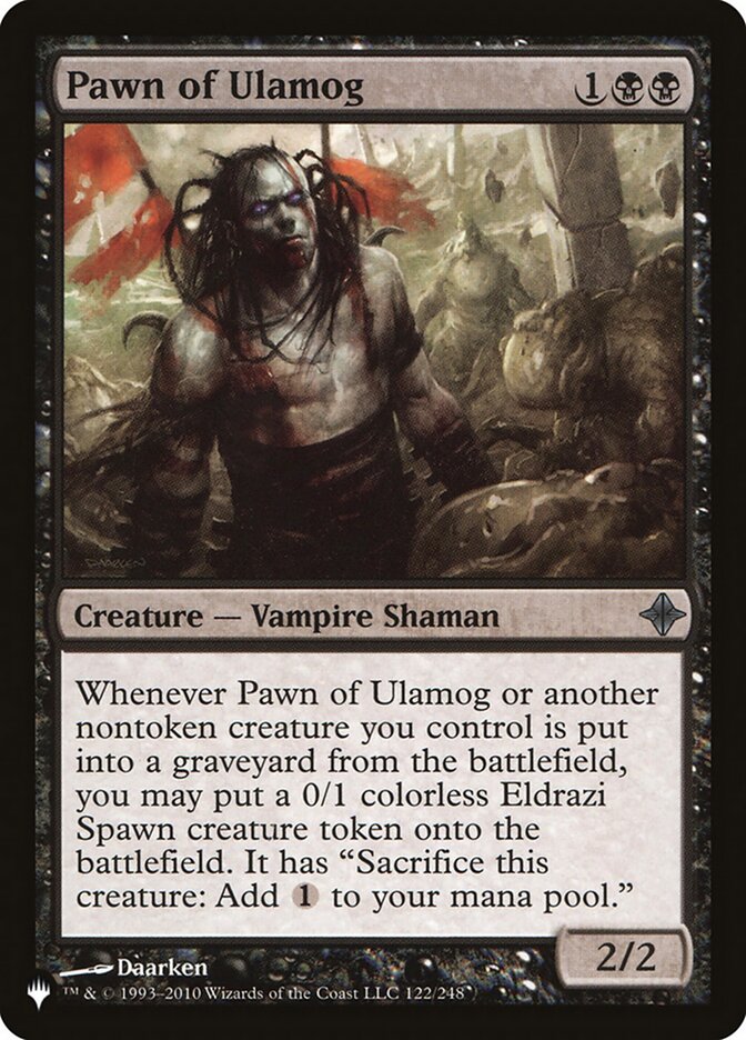 Pawn of Ulamog ROE-122/5075 (The List Reprints)  | Good Games Morley