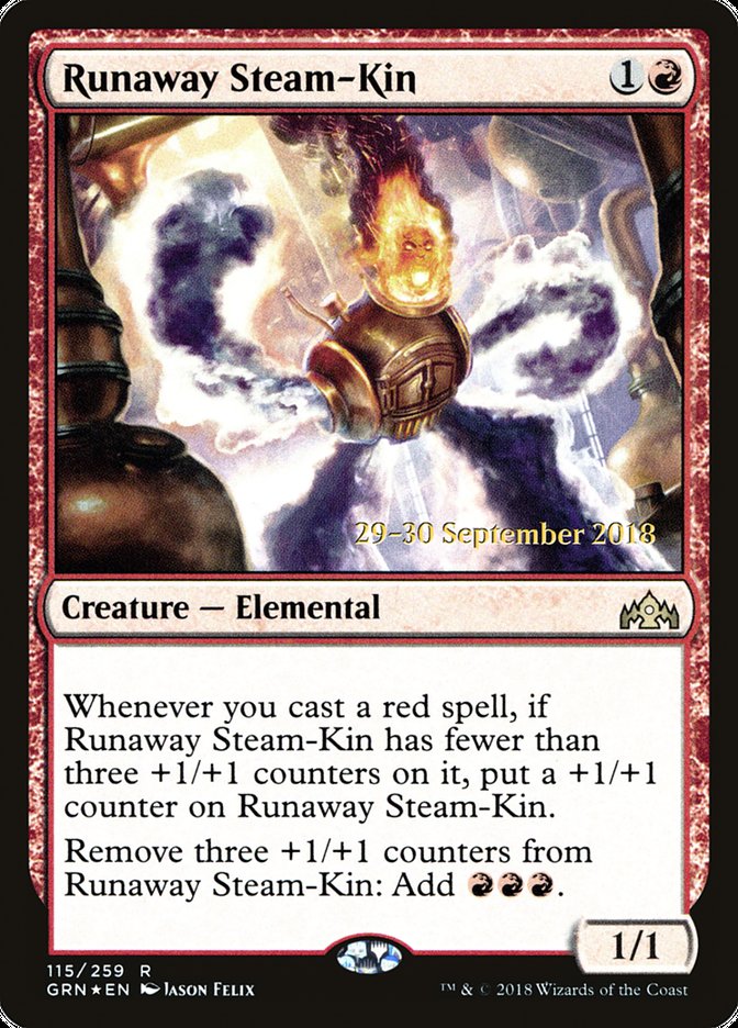 Runaway Steam-Kin 115s/84 (Prerelease Cards)  - Foil | Good Games Morley