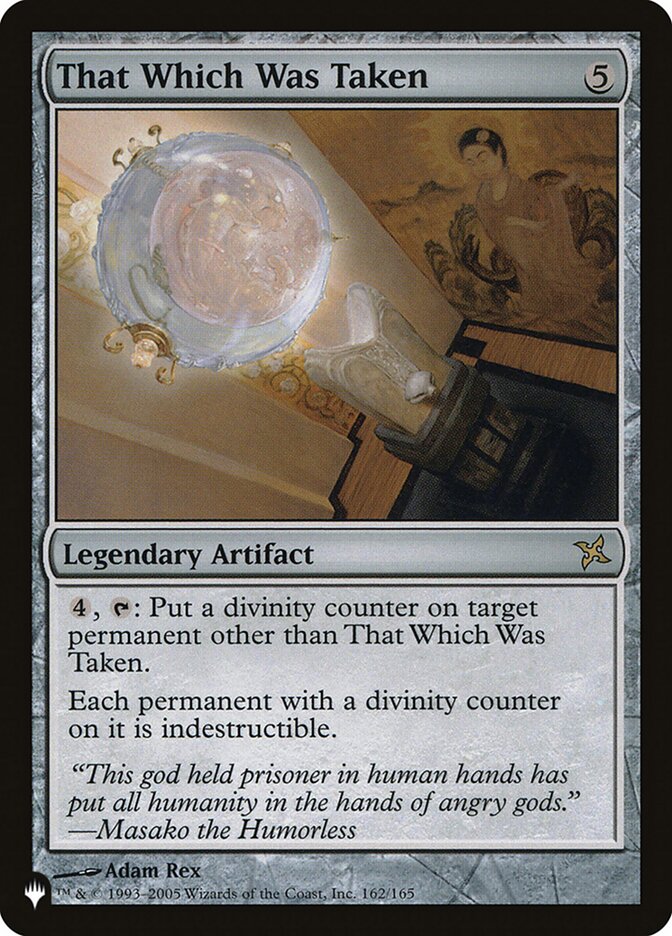 That Which Was Taken 162/165 (The List Reprints)  | Good Games Morley