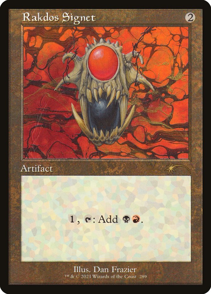 Rakdos Signet 289 (Secret Lair Drop Series)  - Retro | Good Games Morley