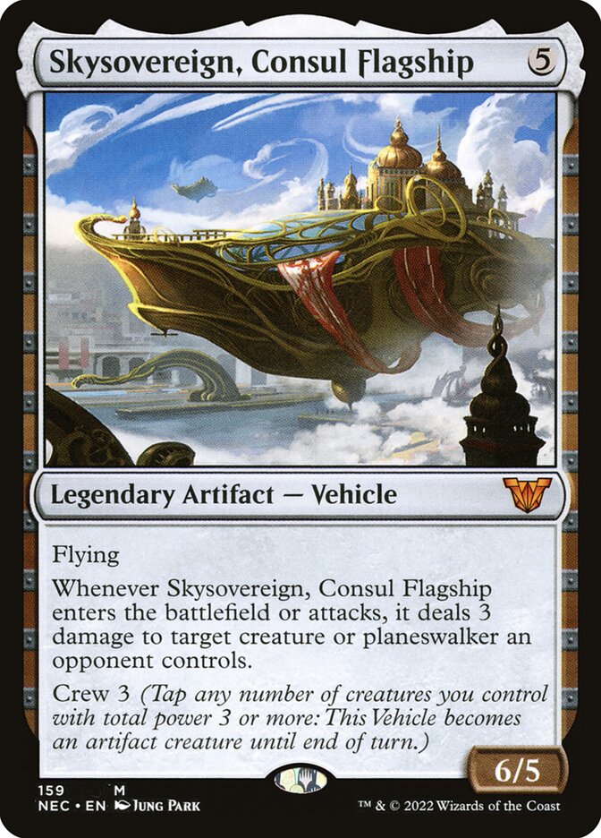Skysovereign, Consul Flagship 159 (Commander: Kamigawa: Neon Dynasty)  | Good Games Morley
