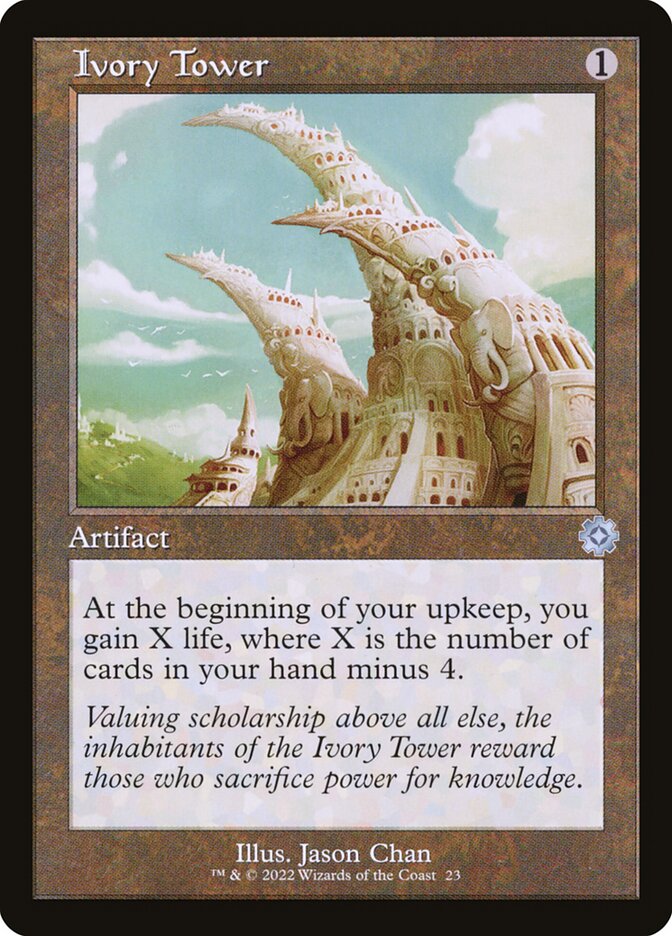 Ivory Tower 23/63 (The Brothers' War: Retro Frame Artifacts)  - Foil | Good Games Morley
