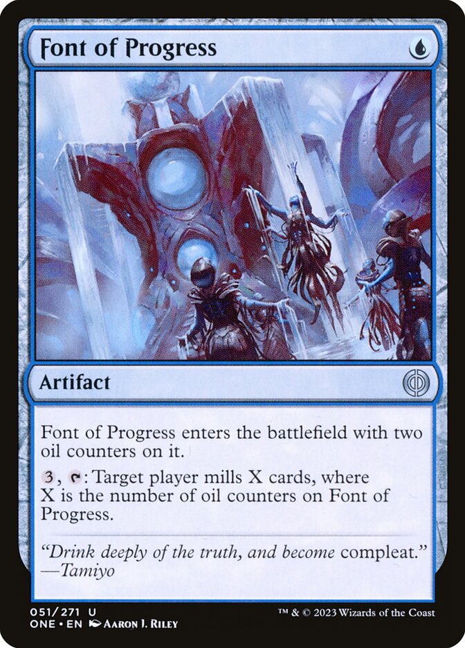 Font of Progress 51/271 (Phyrexia: All Will Be One)  - Foil | Good Games Morley