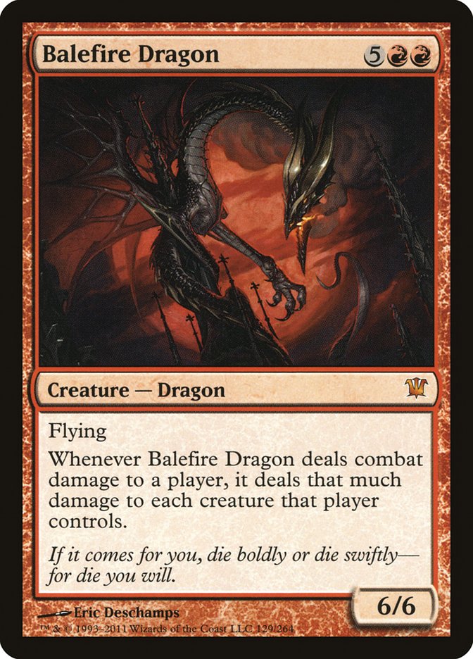 Balefire Dragon 129/264 (Innistrad)  | Good Games Morley