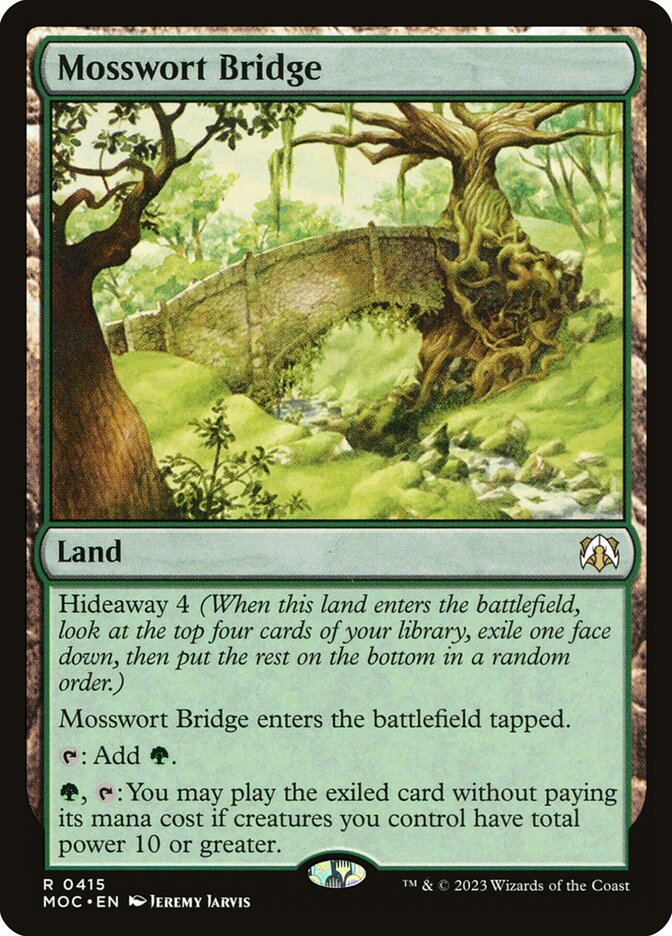 Mosswort Bridge 415/444 (Commander: March of the Machine)  | Good Games Morley