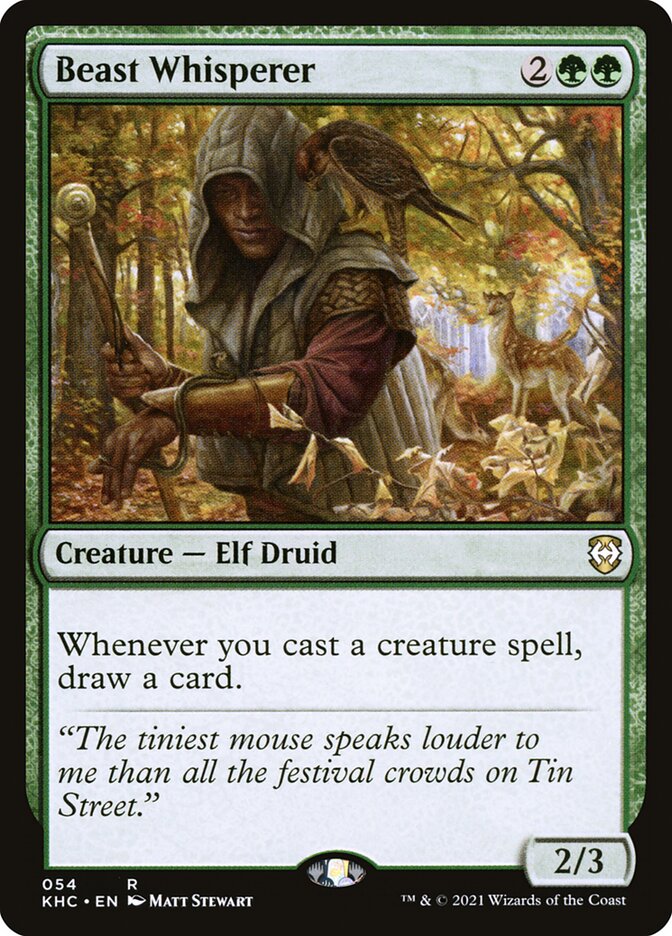 Beast Whisperer 54 (Commander: Kaldheim)  | Good Games Morley