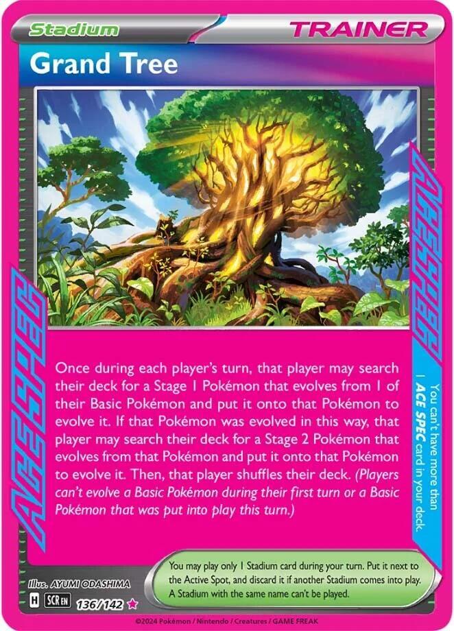Grand Tree 136/142 (SV07: Stellar Crown)  - Holofoil | Good Games Morley