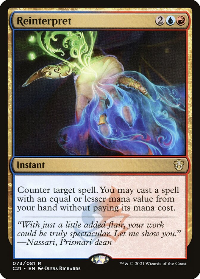 Reinterpret 73/81 (Commander 2021)  | Good Games Morley