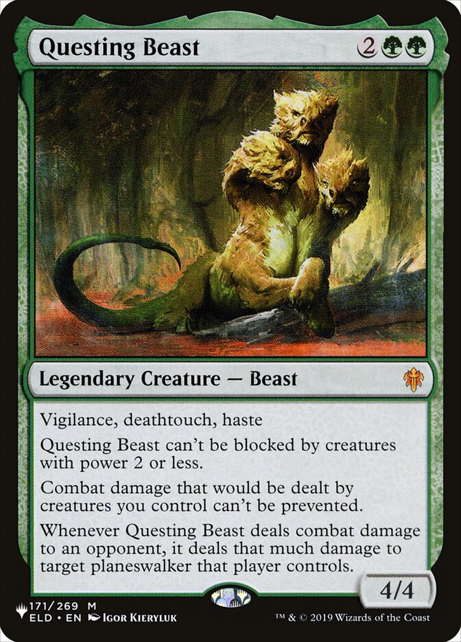 Questing Beast ELD-171/5075 (The List Reprints)  | Good Games Morley