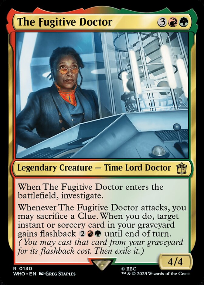The Fugitive Doctor 130/331 (Universes Beyond: Doctor Who)  - Foil | Good Games Morley