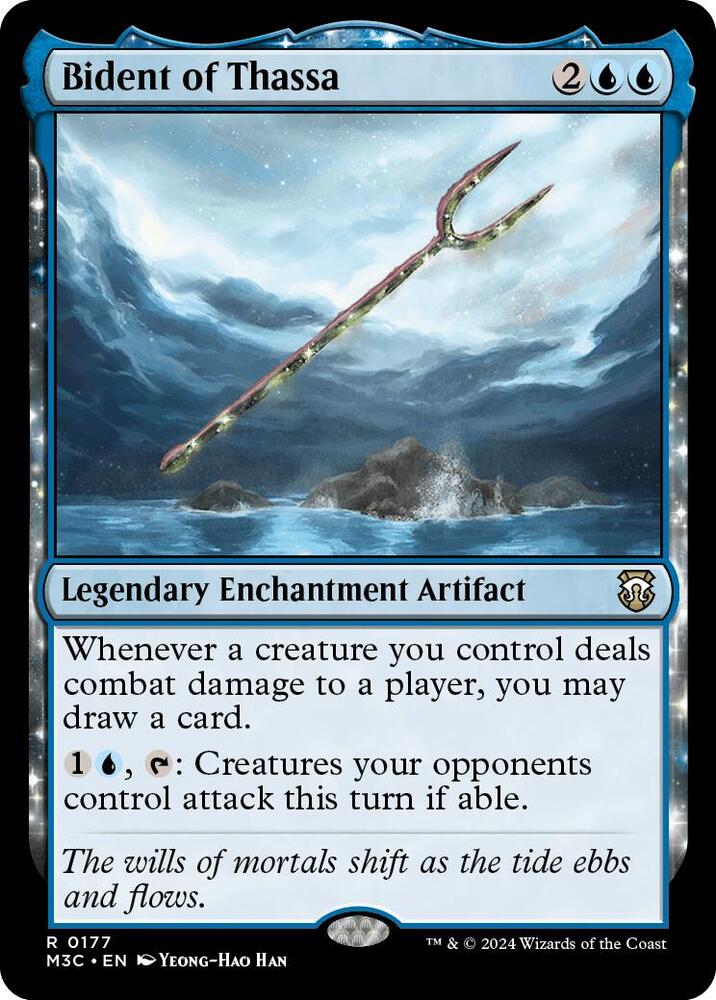 Bident of Thassa 177/411 (Commander: Modern Horizons 3)  - Ripple Foil | Good Games Morley