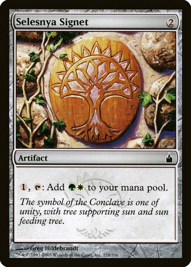Selesnya Signet 270/306 (Ravnica: City of Guilds)  - Foil | Good Games Morley