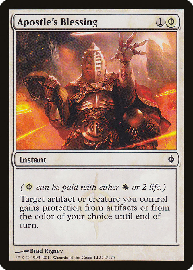 Apostle's Blessing 2/175 (New Phyrexia)  | Good Games Morley