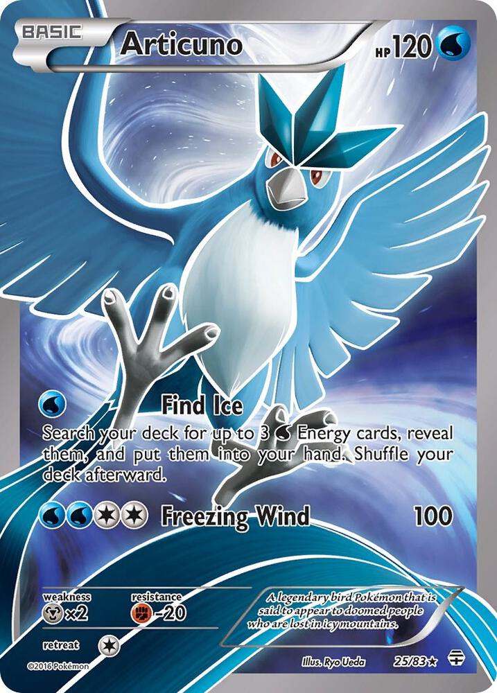 Articuno 25/83 (Generations)  - Holofoil | Good Games Morley
