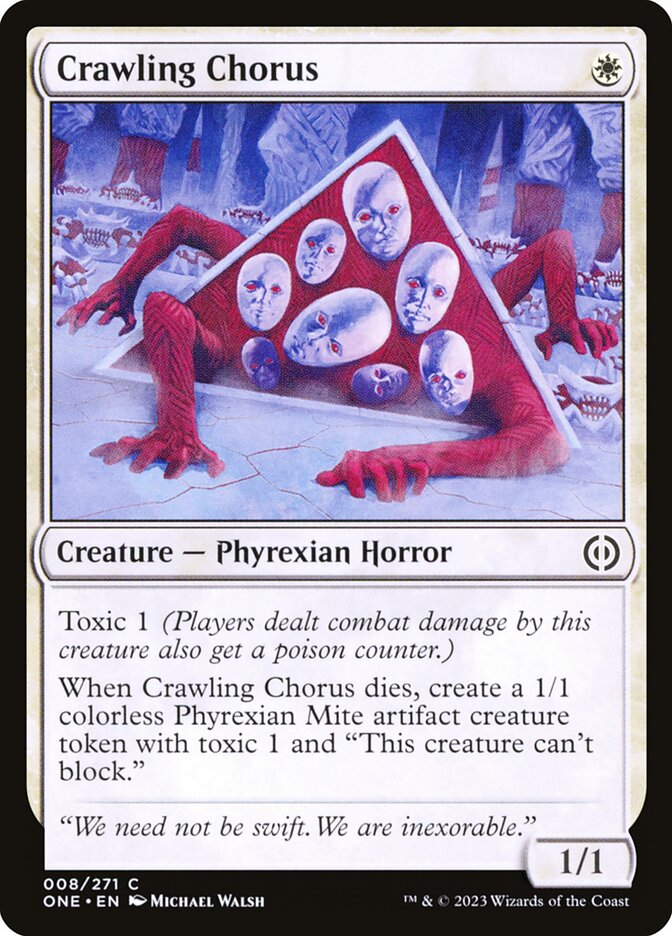 Crawling Chorus 8/271 (Phyrexia: All Will Be One)  | Good Games Morley