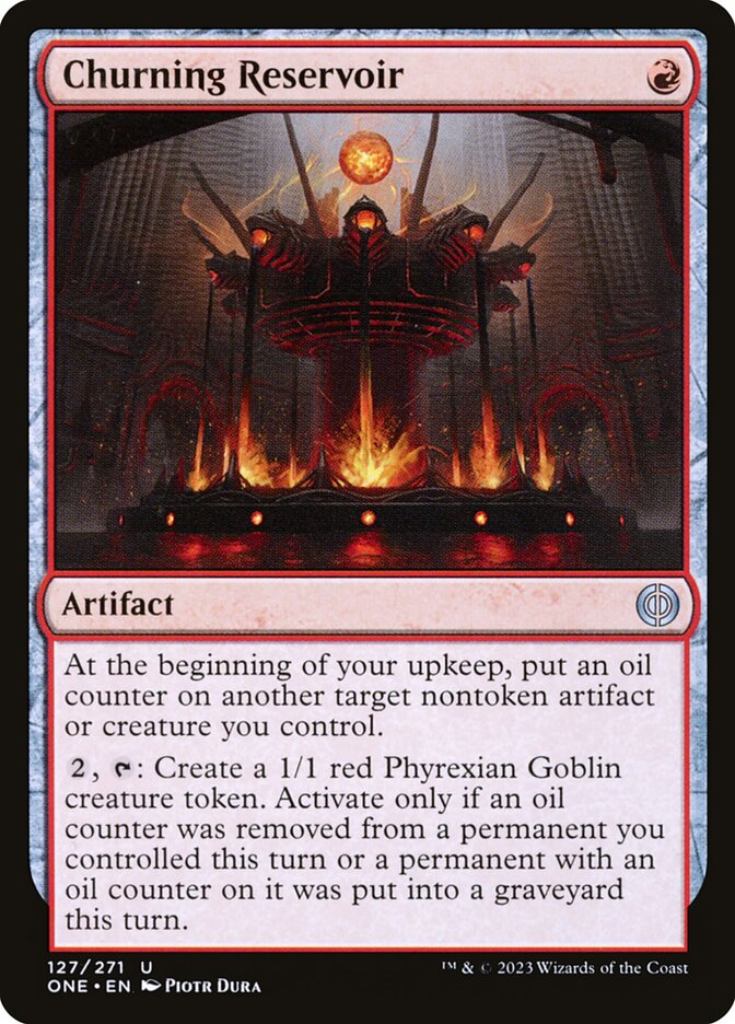 Churning Reservoir 127/271 (Phyrexia: All Will Be One)  | Good Games Morley