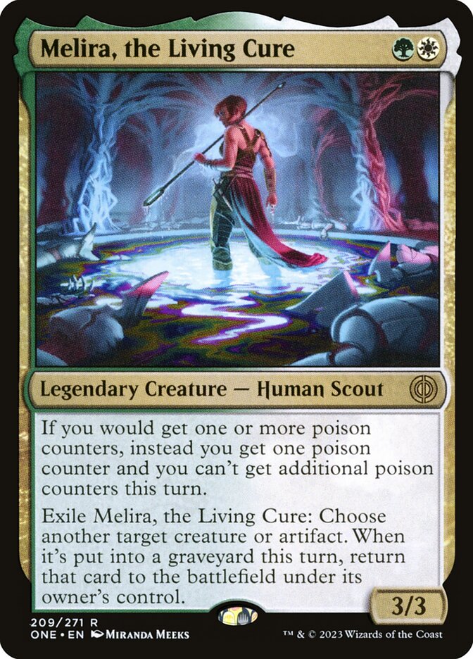 Melira, the Living Cure 209 (Phyrexia: All Will Be One)  - Foil | Good Games Morley