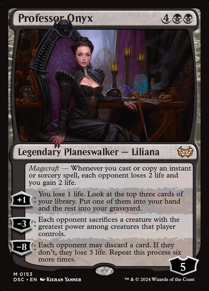 Professor Onyx 153/40 (Commander: Duskmourn: House of Horror)  | Good Games Morley