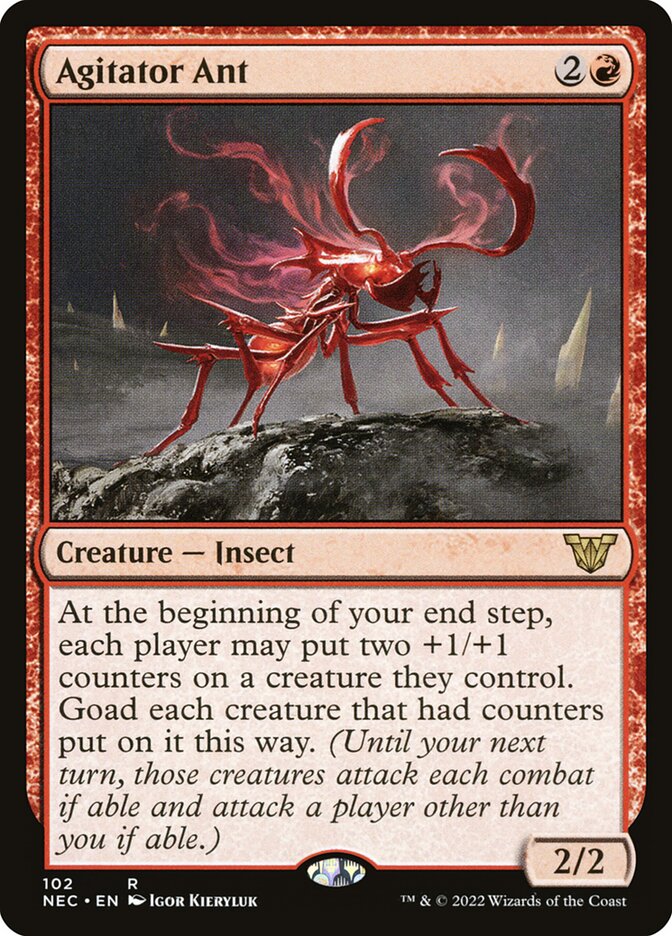 Agitator Ant 102/38 (Commander: Kamigawa: Neon Dynasty)  | Good Games Morley