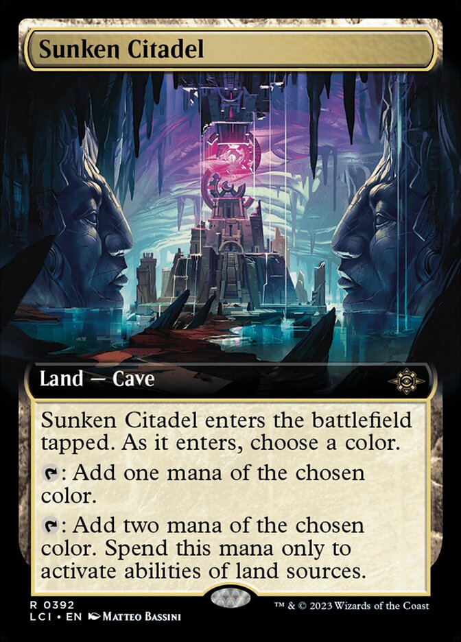 Sunken Citadel 392/291 (The Lost Caverns of Ixalan)  - Extended Art | Good Games Morley