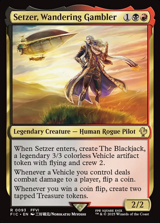 Setzer, Wandering Gambler 93 (Commander: FINAL FANTASY)  | Good Games Morley