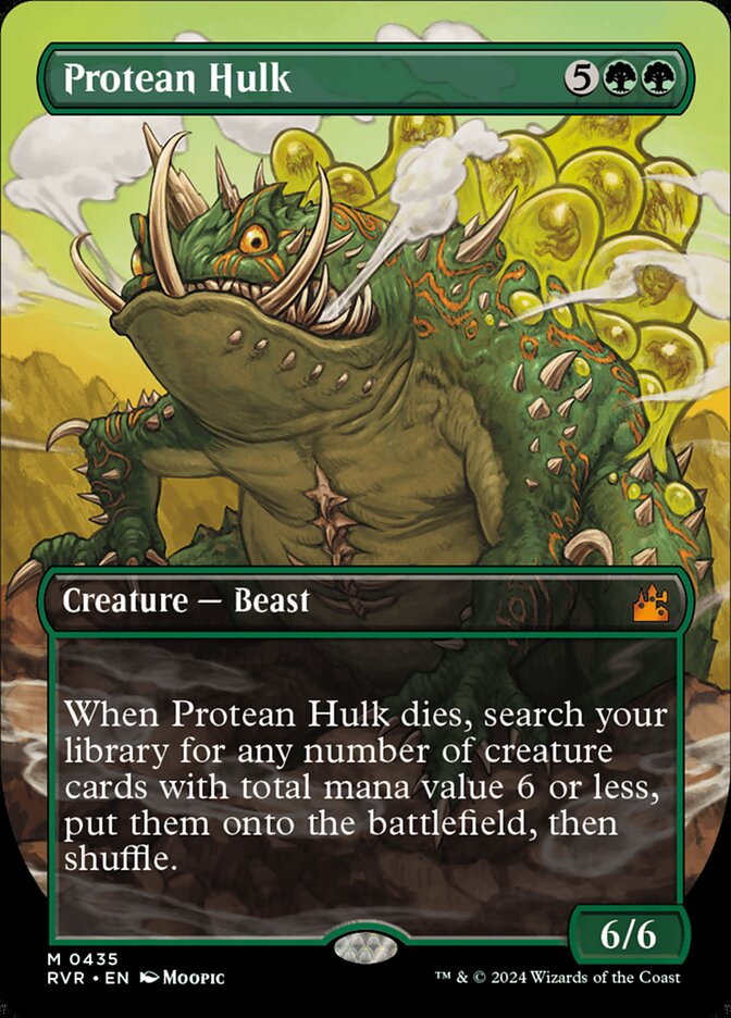 Protean Hulk 435/291 (Ravnica Remastered)  - Borderless Foil | Good Games Morley