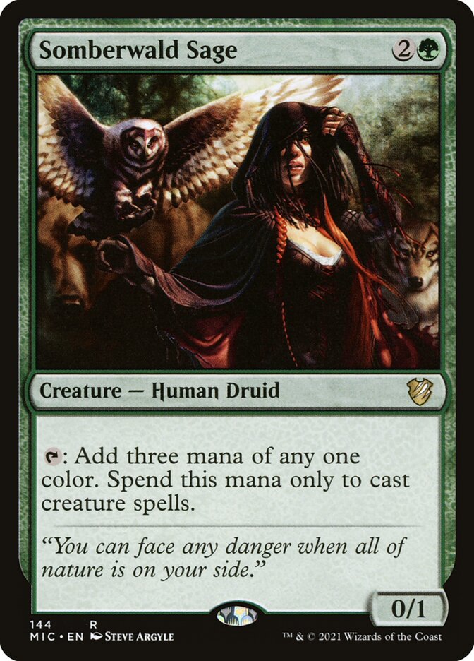 Somberwald Sage 144/38 (Commander: Innistrad: Midnight Hunt)  | Good Games Morley