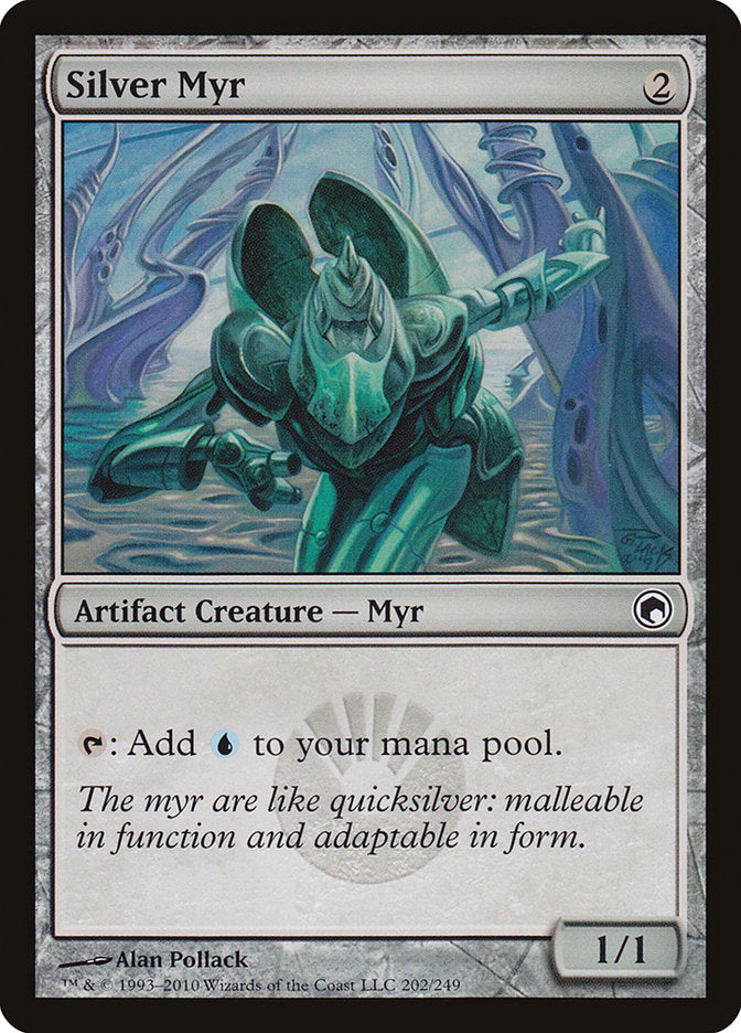 Silver Myr 202 (Scars of Mirrodin)  | Good Games Morley